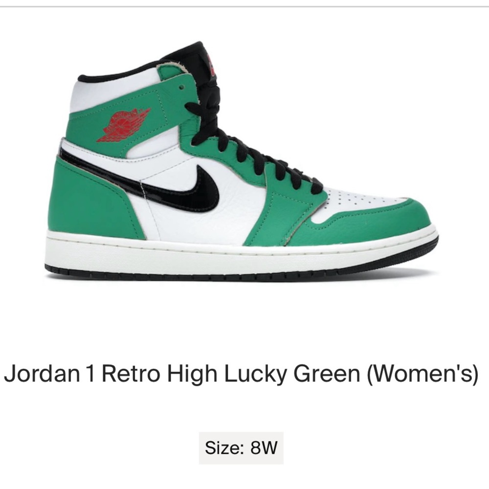 Jordan 1 Retro High Lucky Green (Women's)